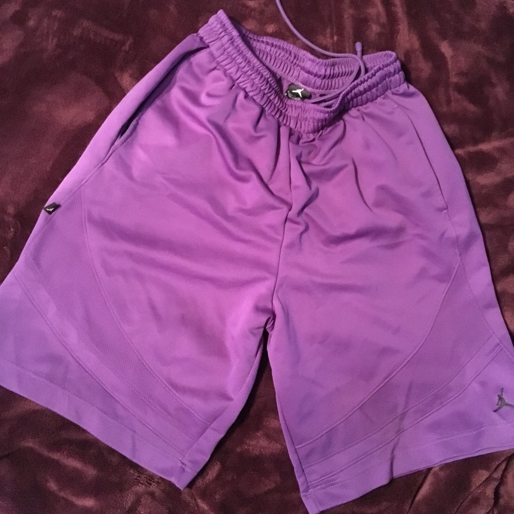 Purple Jordan Shorts